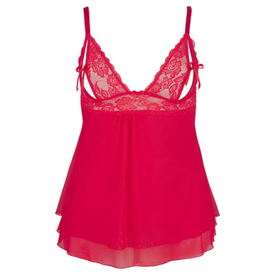 Cottelli Curves - Curvy Babydoll - 4XL - PlayBlue