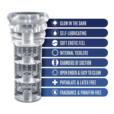 Rize Luz Self Lubricating Stroker - PlayBlue