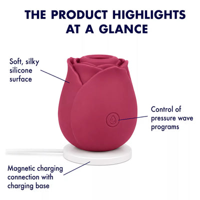 Air Pressure Vibrator Blush & Bloom - PlayBlue