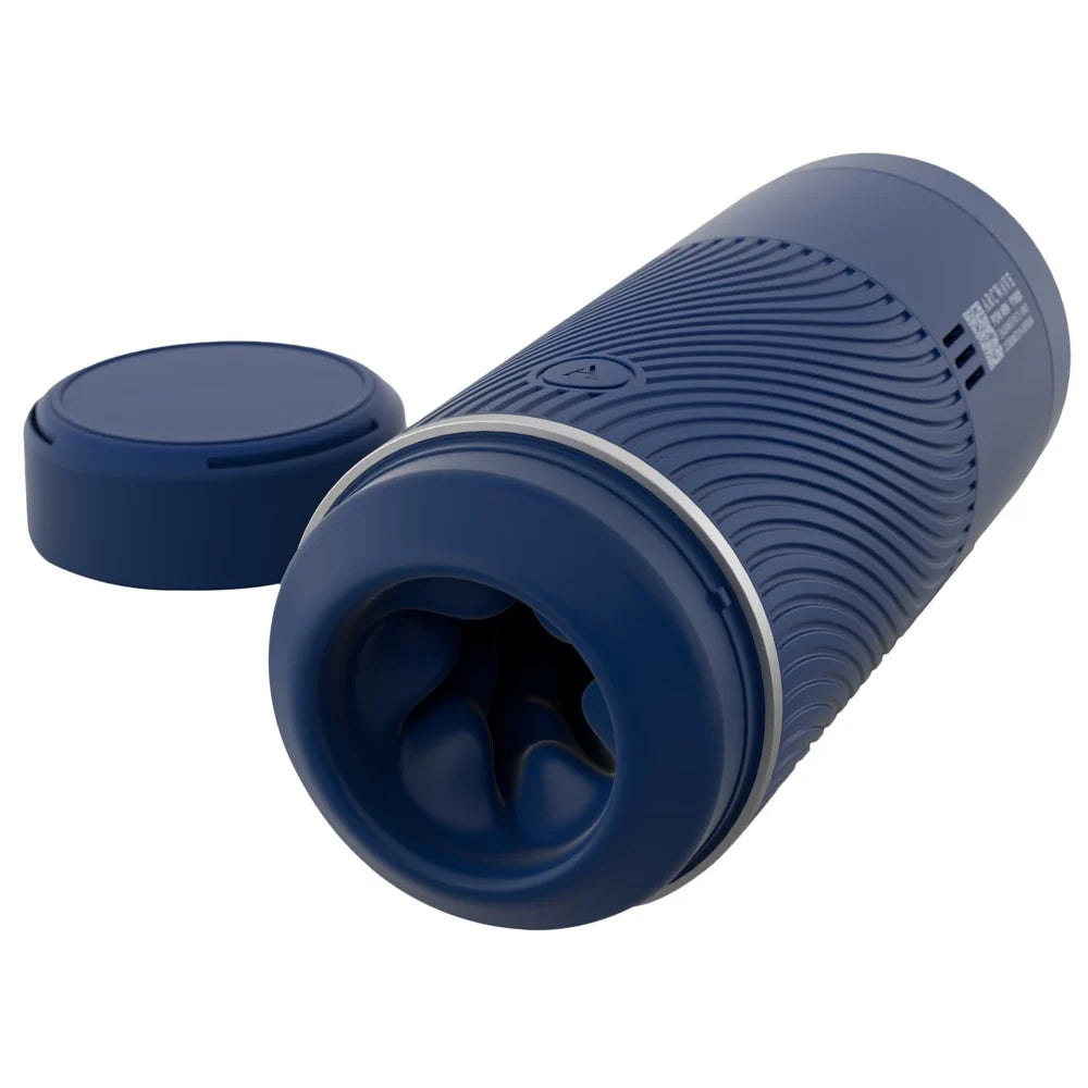 Arcwave - Pow Silicone Dual-Entrance Suction Control Male Masturbator - PlayBlue