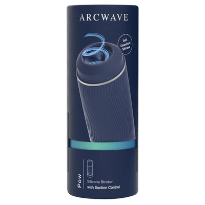 Arcwave - Pow Silicone Dual-Entrance Suction Control Male Masturbator - PlayBlue