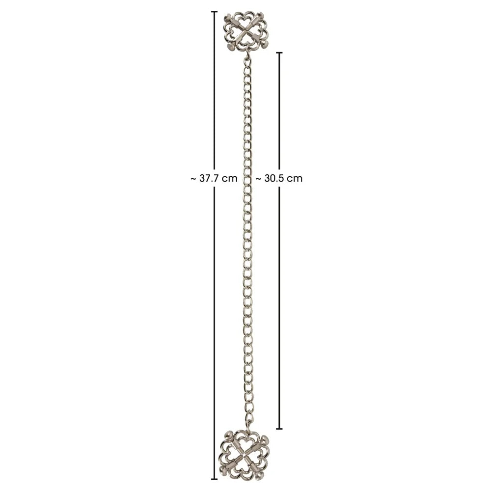 Nipple Jewellery Clamp with Metal Chain - PlayBlue