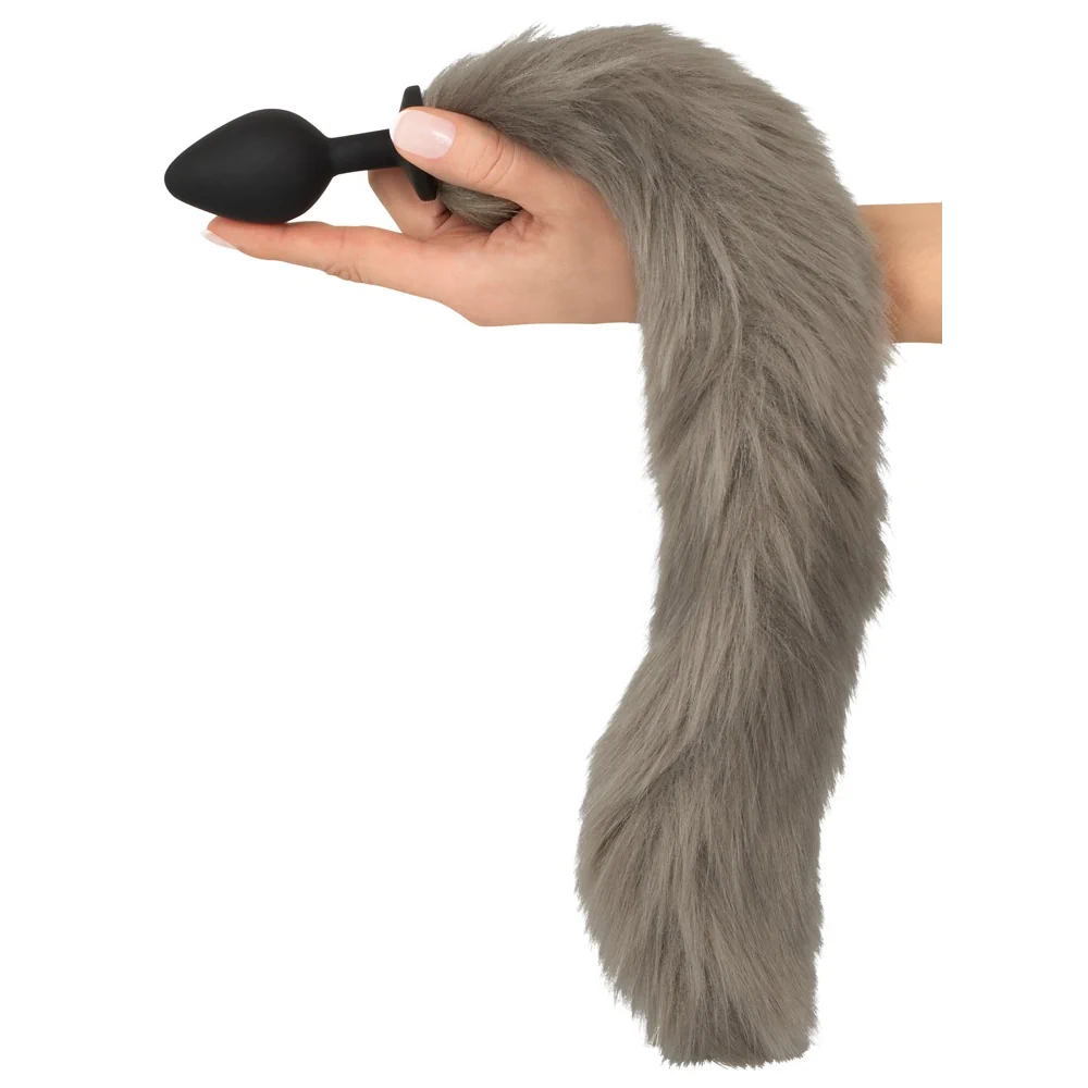 Long Fluffy Anal Tail - PlayBlue