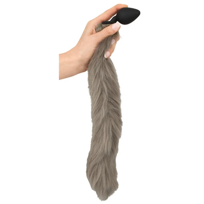 Long Fluffy Anal Tail - PlayBlue