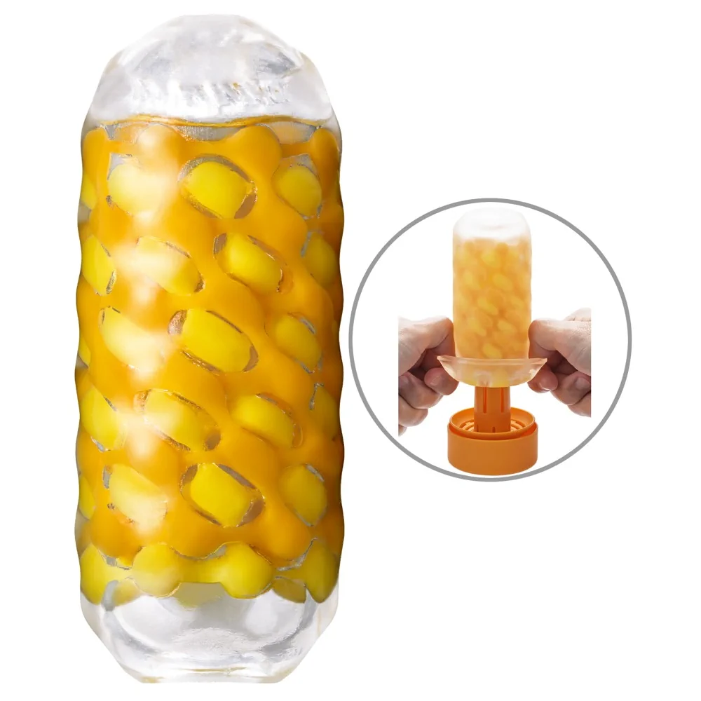 Tenga - Arte Weave Textured Masturbator - PlayBlue