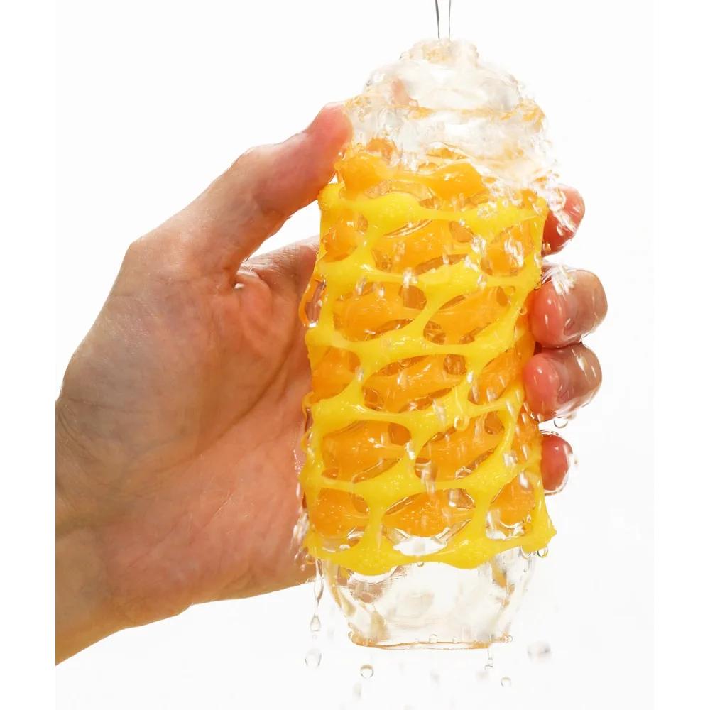 Tenga - Arte Weave Textured Masturbator - PlayBlue