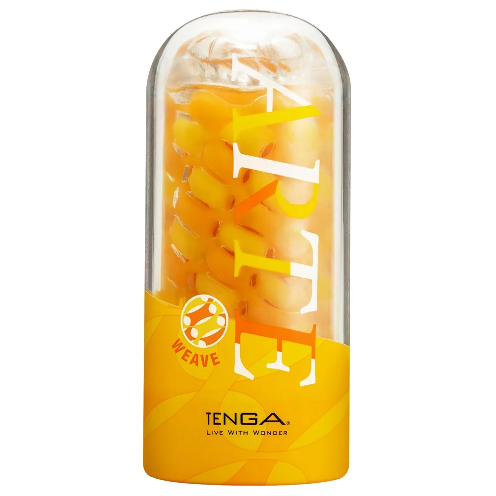 Tenga - Arte Weave Textured Masturbator - PlayBlue