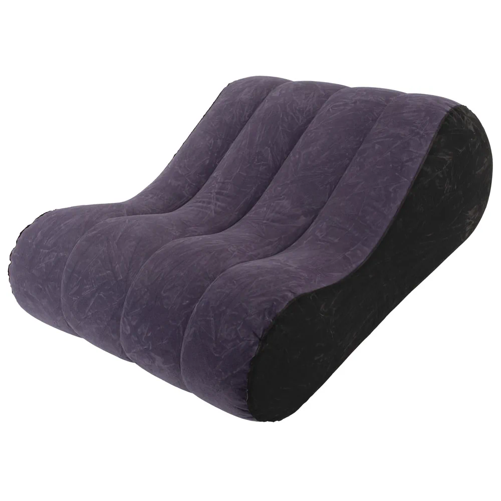 Velvety Wavy Love Pillow - PlayBlue