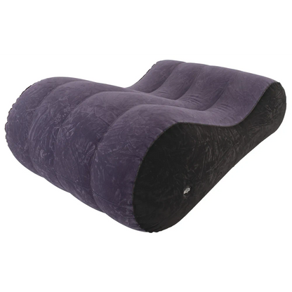 Velvety Wavy Love Pillow - PlayBlue