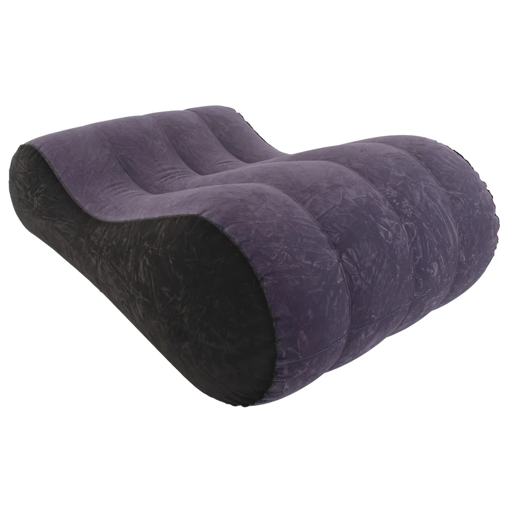 Velvety Wavy Love Pillow - PlayBlue