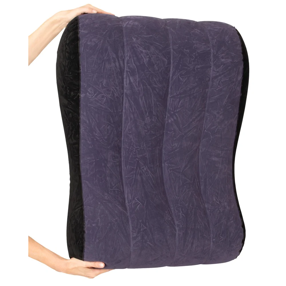 Velvety Wavy Love Pillow - PlayBlue