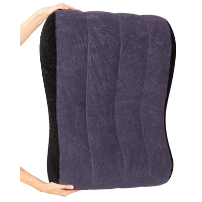 Velvety Wavy Love Pillow - PlayBlue