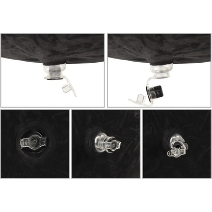 Velvety Wavy Love Pillow - PlayBlue