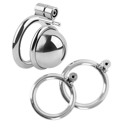 Round Compact Cock Cage - PlayBlue