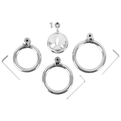Round Compact Cock Cage - PlayBlue