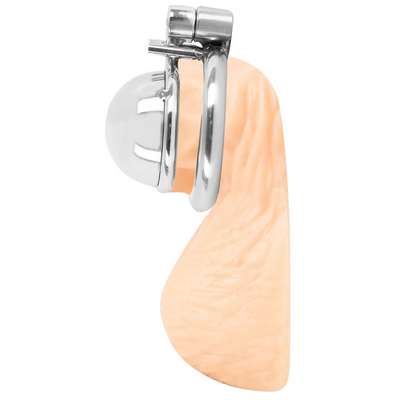 Round Compact Cock Cage - PlayBlue