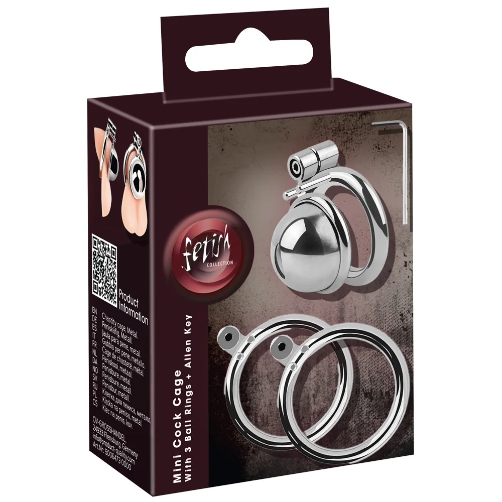 Round Compact Cock Cage - PlayBlue