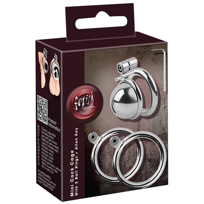 Round Compact Cock Cage - PlayBlue