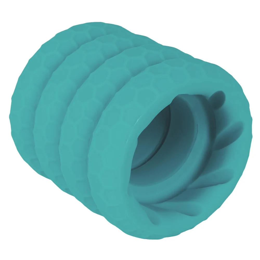 3-in-1 Cock & Ball Ring Bumper Set - PlayBlue