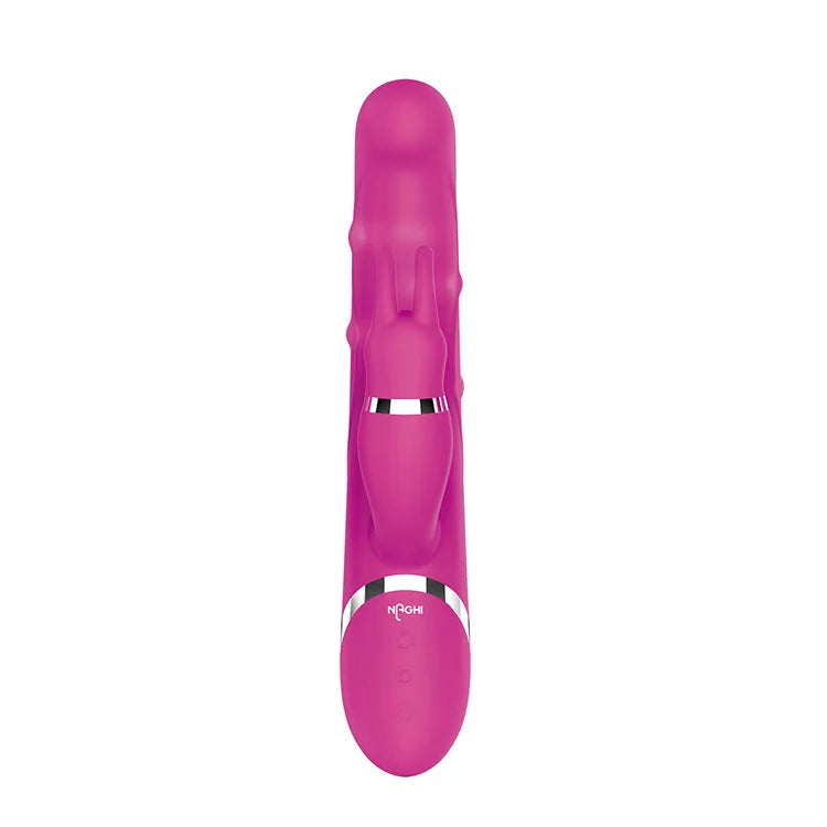 NAGHI NO.42 - Rechargeable Duo Rabbit + Tongue Clit Stim