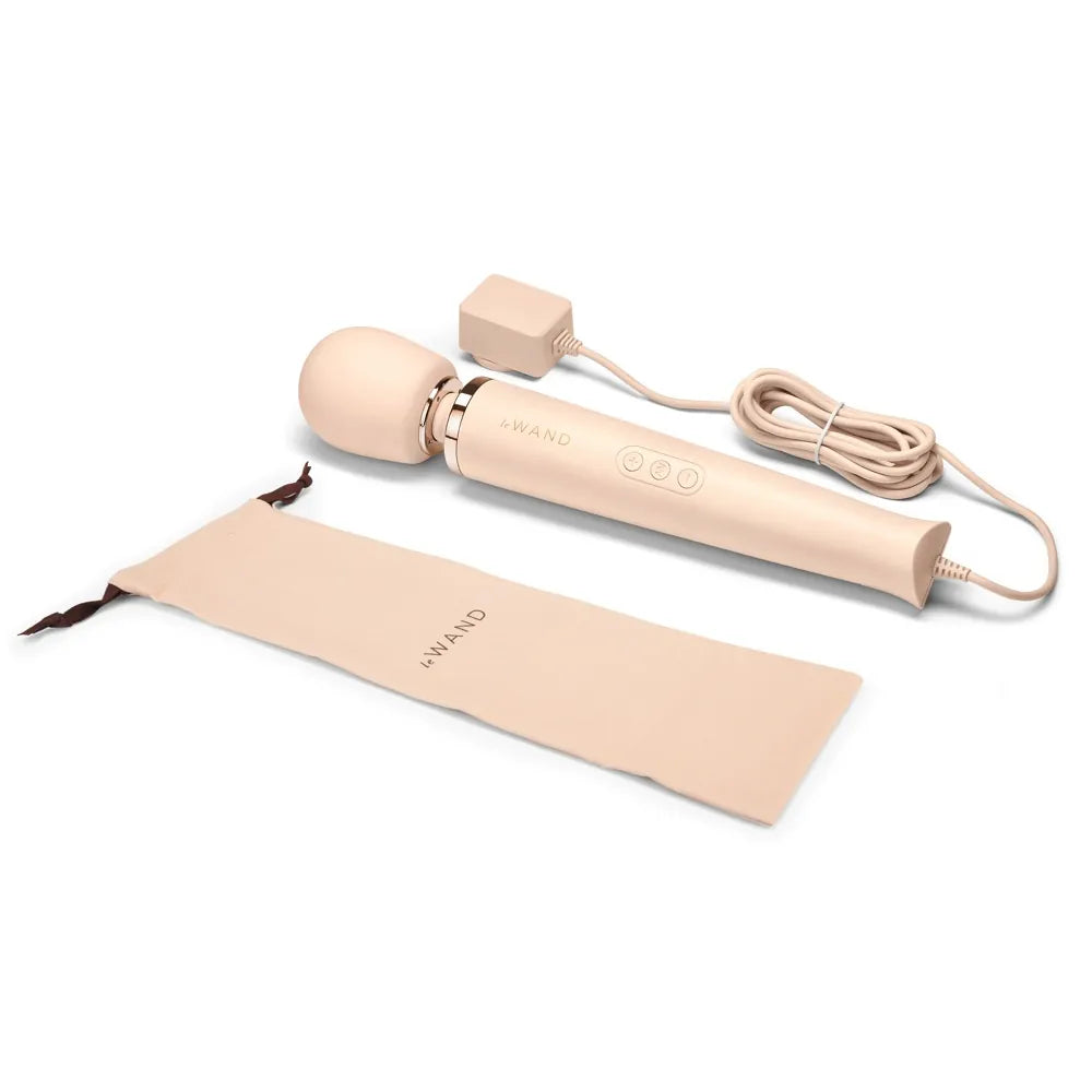 Le Wand - Premium Plug-In Massage Wand Vibrator - PlayBlue