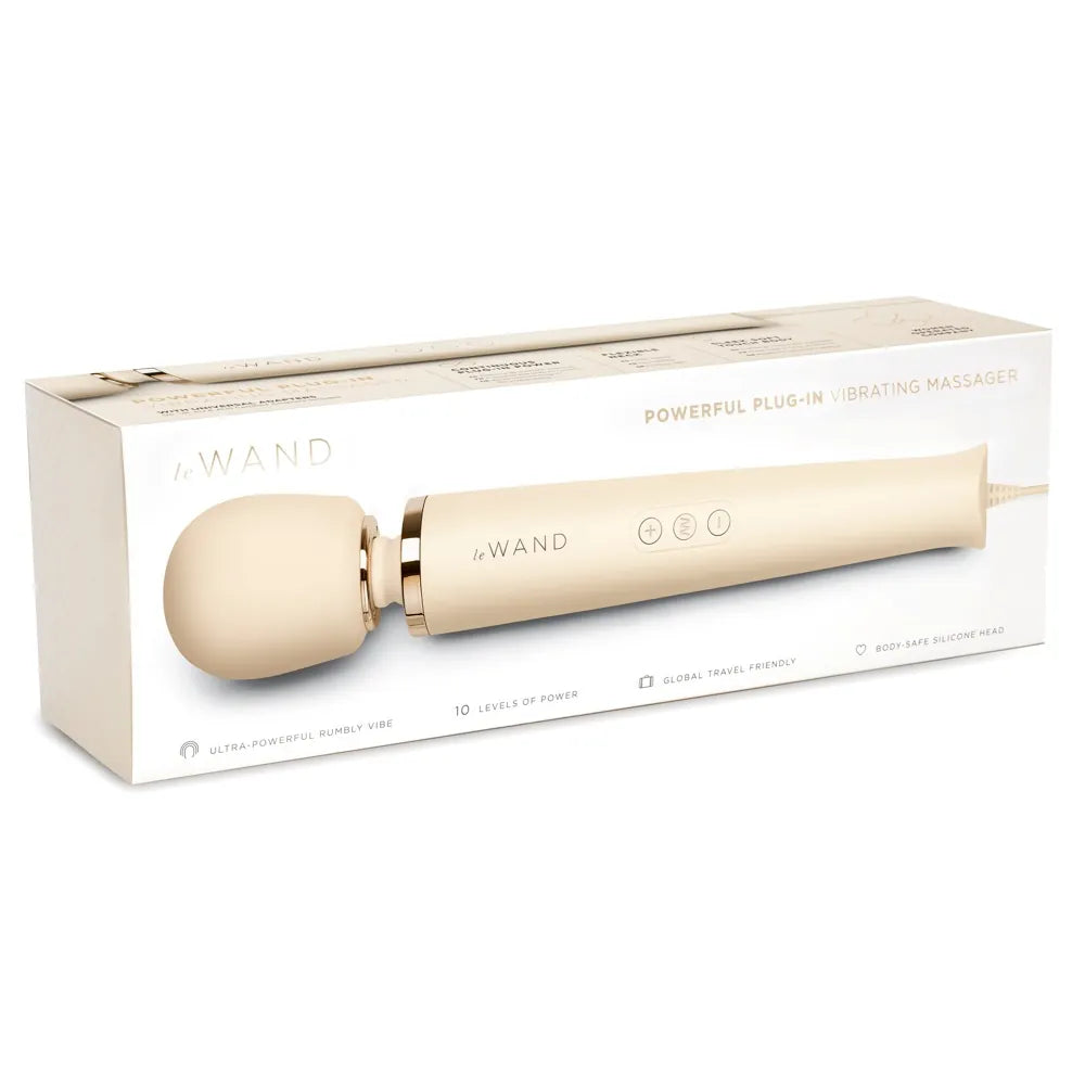 Le Wand - Premium Plug-In Massage Wand Vibrator - PlayBlue