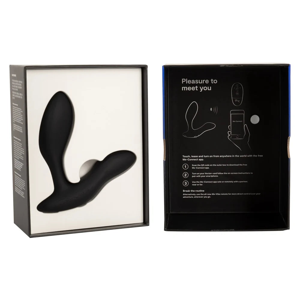 We-Vibe - Vector+ App and Remote Controlled Rechargeable Prostate Massager - PlayBlue