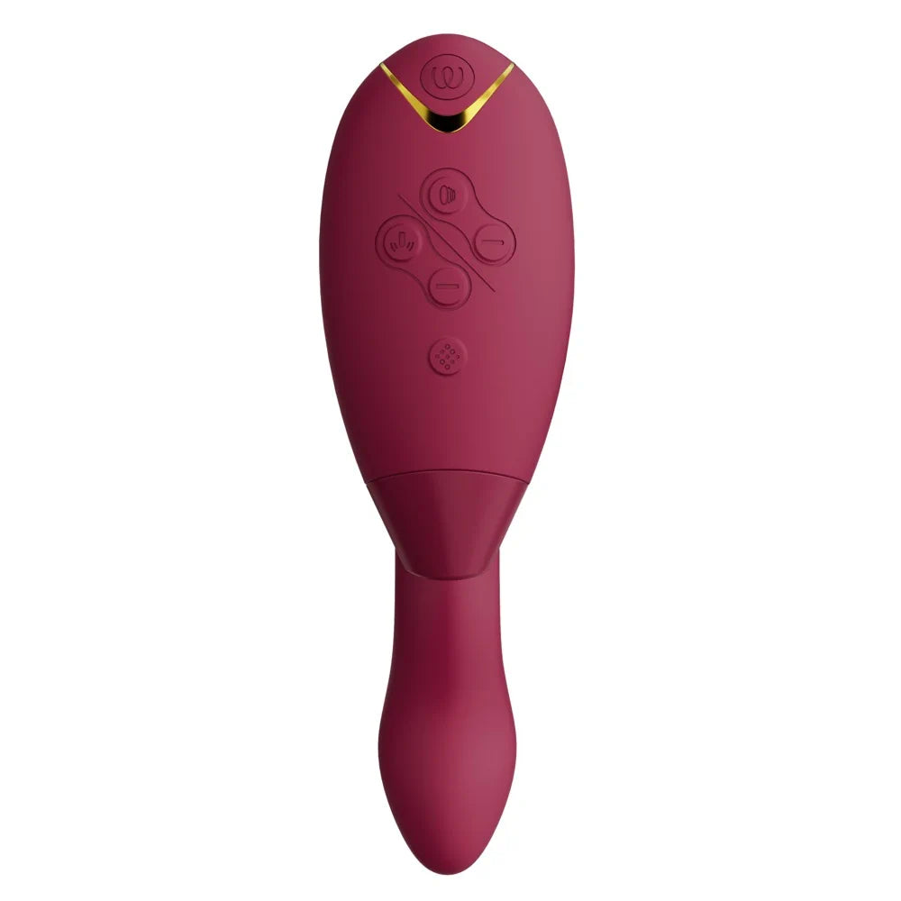 Womanizer - Duo 2 Rechargeable Silicone G-Spot and Clitoral Stimulator - PlayBlue