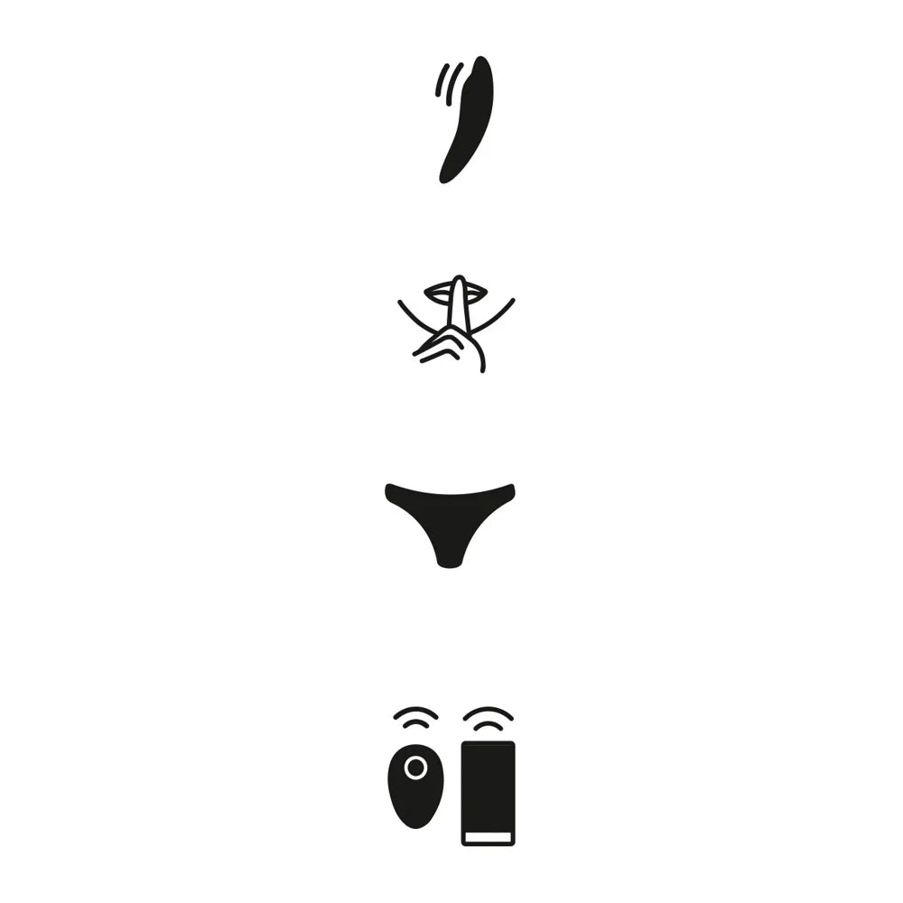 We-Vibe - Moxie+ App and Remote Controlled Wearable Clitoral Knicker Vibrator - PlayBlue