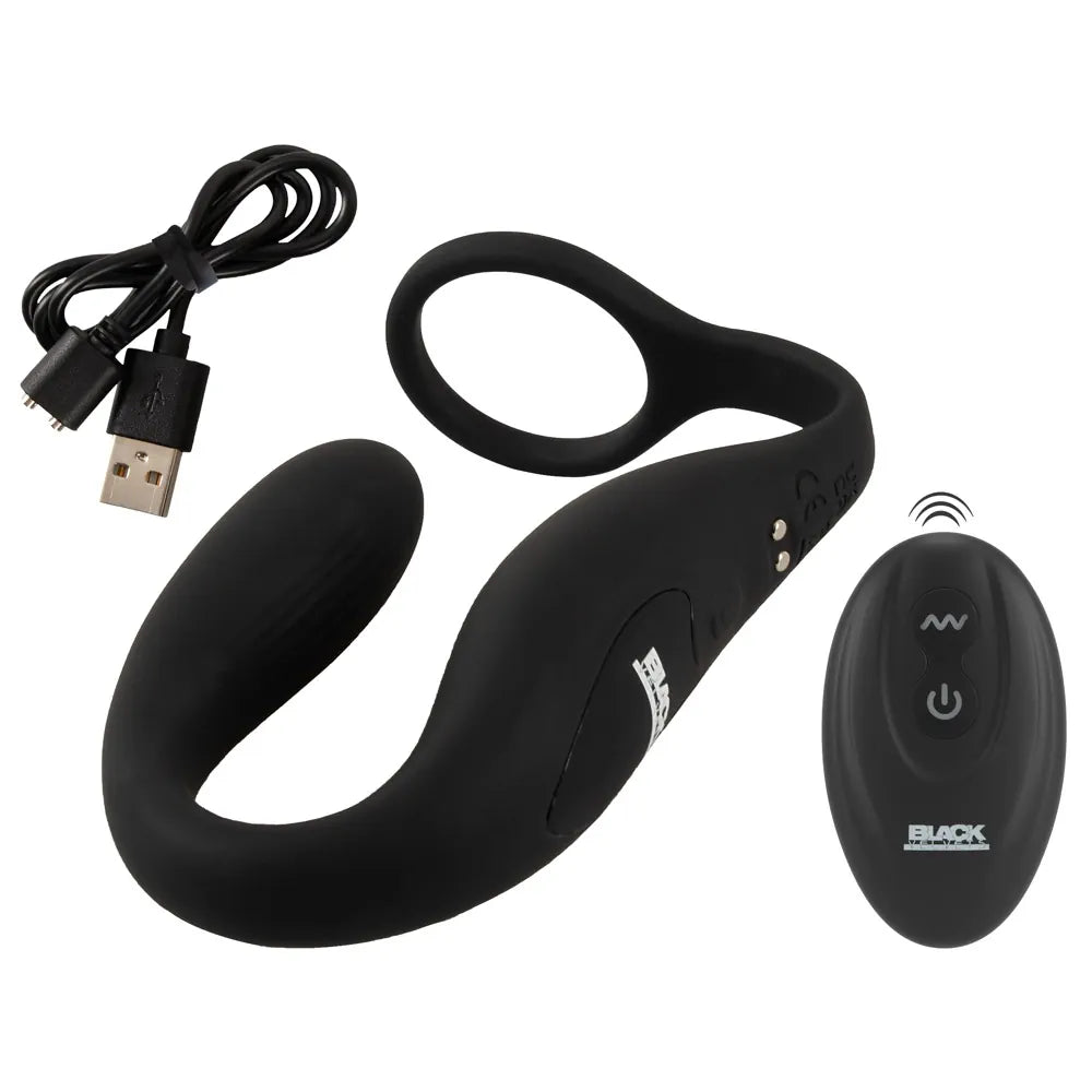 Black Velvets - Prostate Massage Dual Motor Remote Controlled - PlayBlue