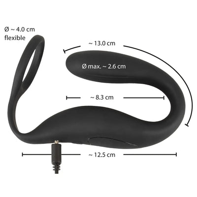 Black Velvets - Prostate Massage Dual Motor Remote Controlled - PlayBlue