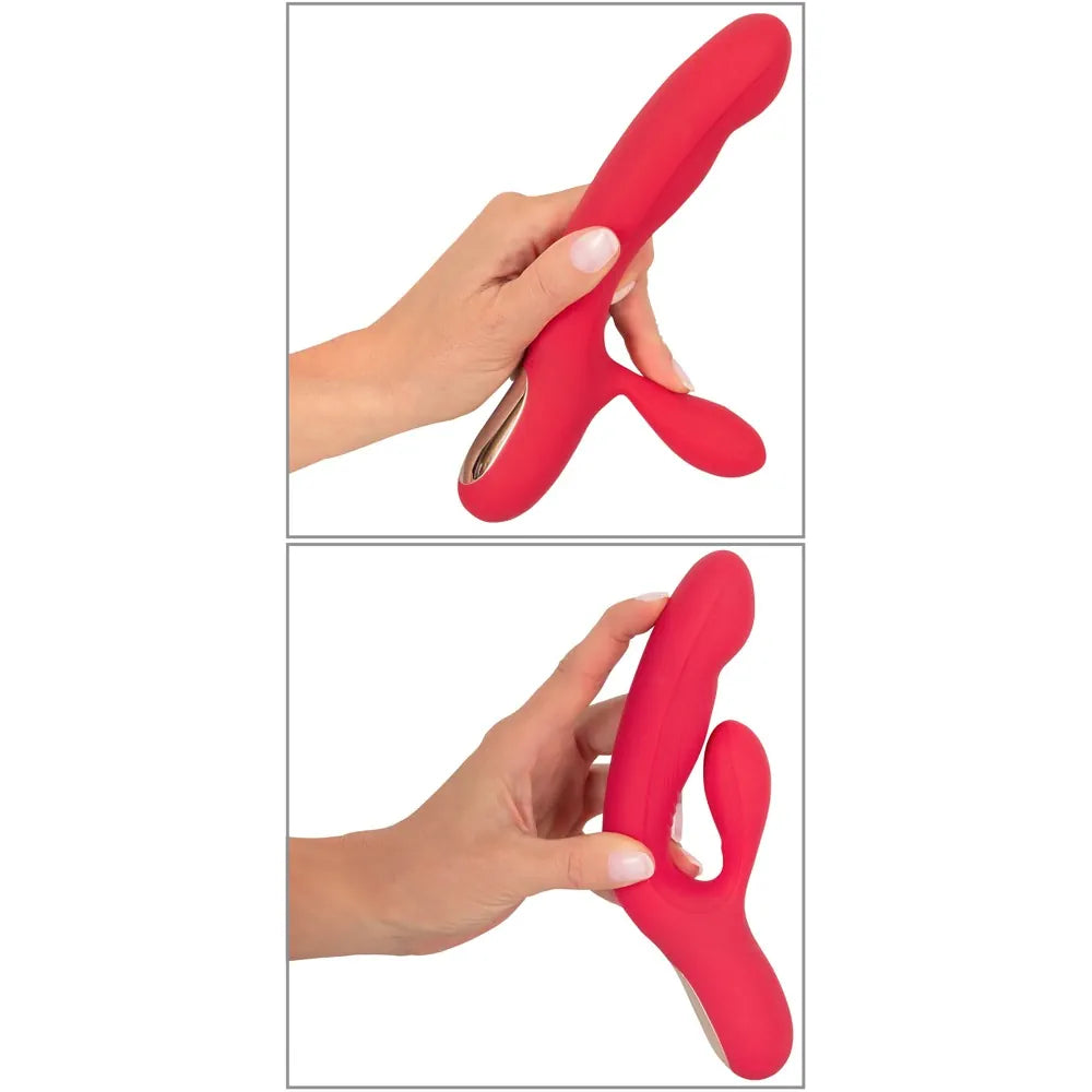 Sweet Smile - Thumping Rabbit Triple Motor Vibrator - PlayBlue