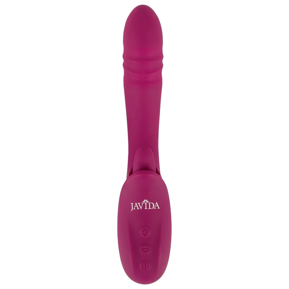 Javida - Licking & Thrusting Rabbit Vibrator - PlayBlue