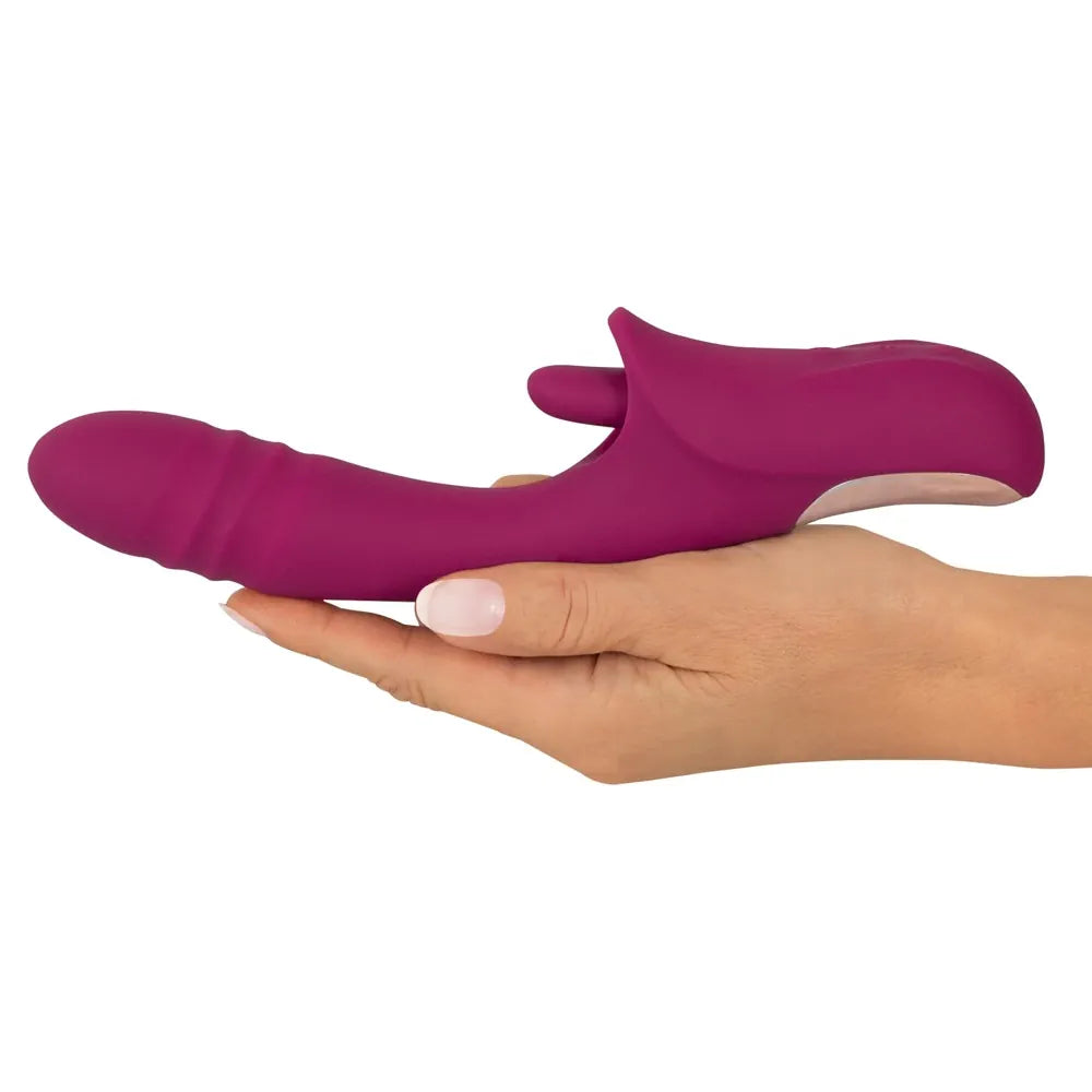 Javida - Licking & Thrusting Rabbit Vibrator - PlayBlue
