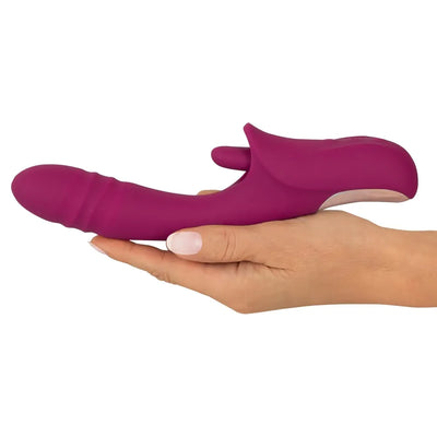 Javida - Licking & Thrusting Rabbit Vibrator - PlayBlue