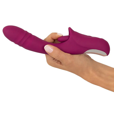 Javida - Licking & Thrusting Rabbit Vibrator - PlayBlue