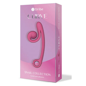 Snail Vibe Curve - Power Dual Vibrator - PlayBlue