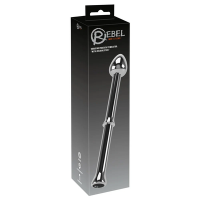 Vibrating Prostate Stimulator - Metal Milking Stick