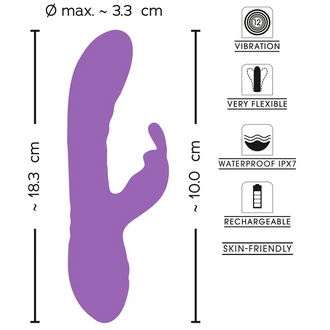 Sweet Smile - Flexible Rabbit - Metallic Silicone - PlayBlue