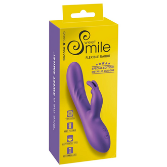 Sweet Smile - Flexible Rabbit - Metallic Silicone - PlayBlue