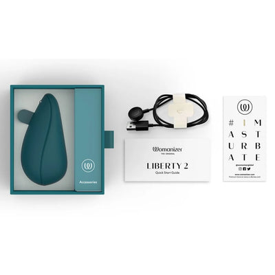 Womanizer - Liberty 2 Travel Clitoral Suction Stimulator - PlayBlue