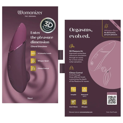 Womanizer NEXT GEN Clitoral Suction Stimulator - PlayBlue