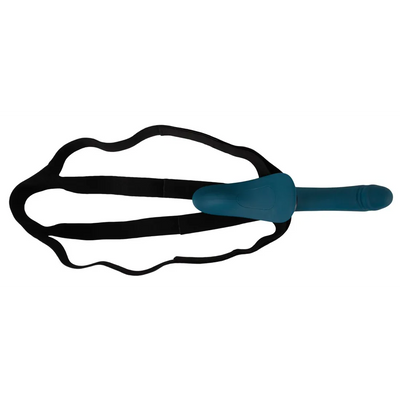Premium Strap-On Set - Remote Control Dual Vibe - PlayBlue