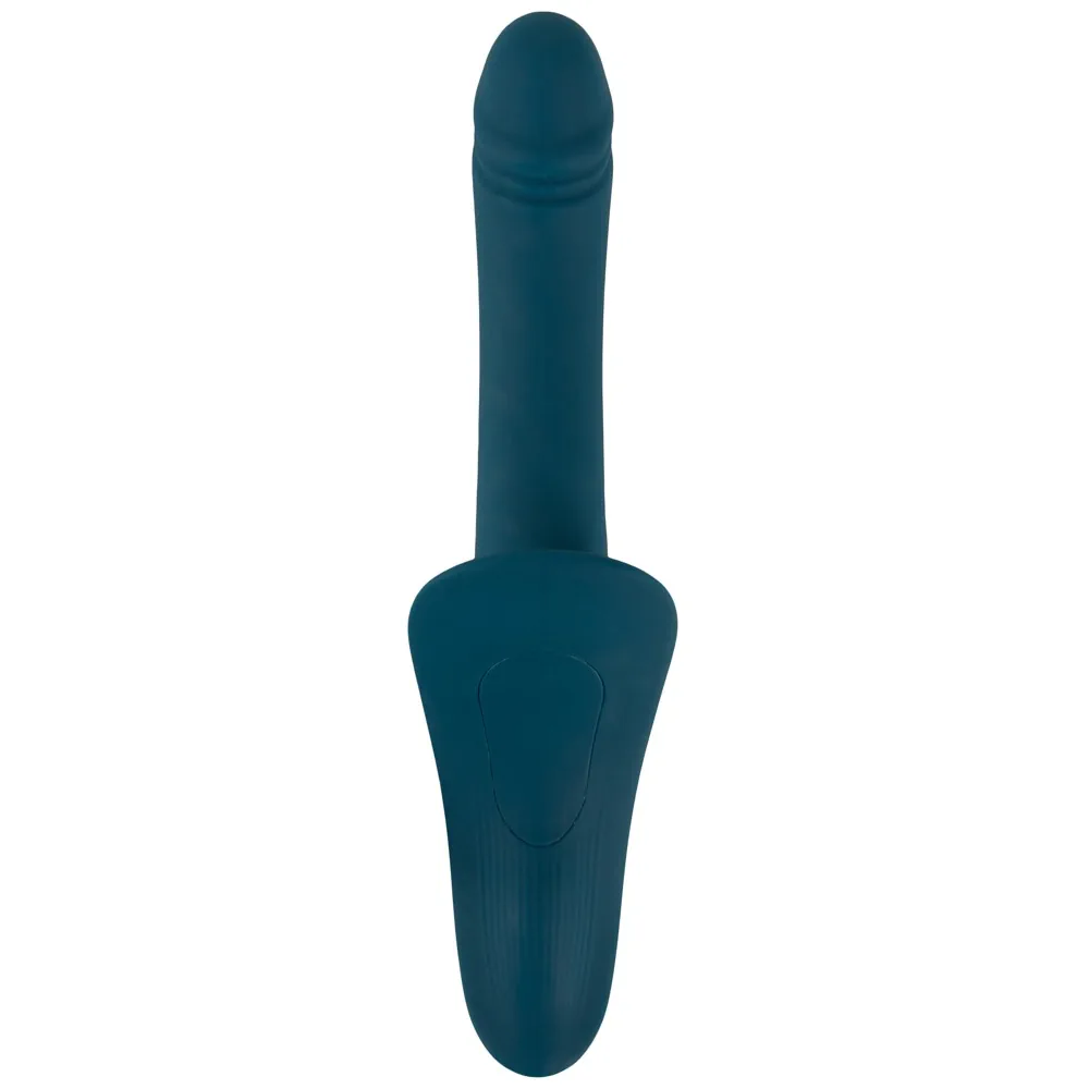 Premium Strap-On Set - Remote Control Dual Vibe - PlayBlue