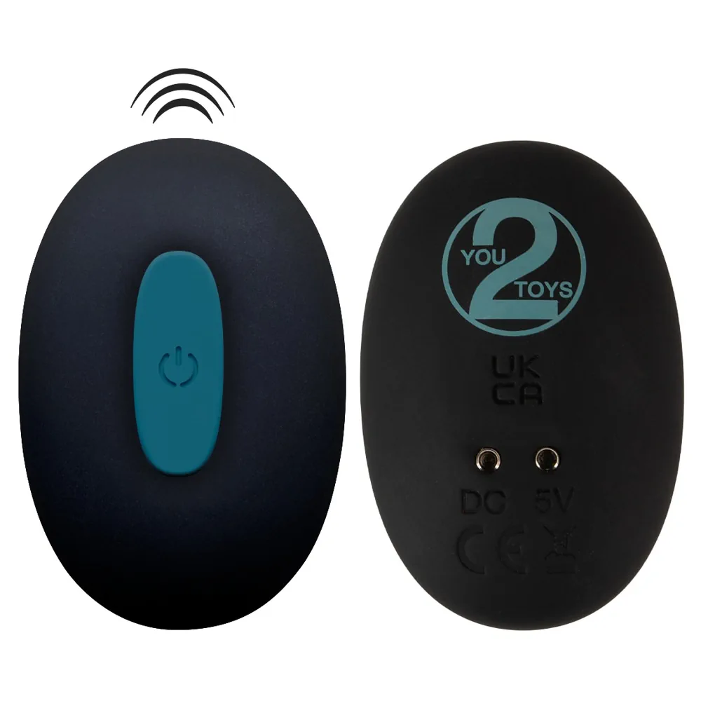 Premium Strap-On Set - Remote Control Dual Vibe - PlayBlue