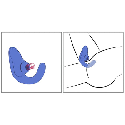 Womanizer - Blend Rechargeable G-Spot and Clitoral Stimulator - PlayBlue