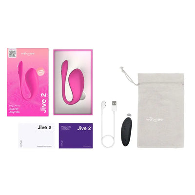 We-Vibe - Jive 2 App Controlled Rechargeable Love Egg Vibrator - PlayBlue