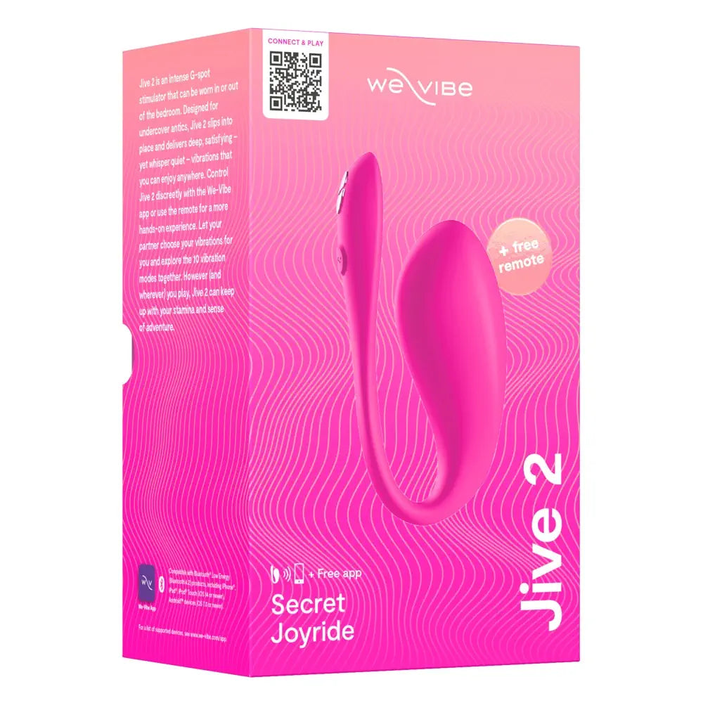 We-Vibe - Jive 2 App Controlled Rechargeable Love Egg Vibrator - PlayBlue