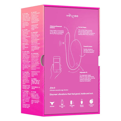 We-Vibe - Jive 2 App Controlled Rechargeable Love Egg Vibrator - PlayBlue