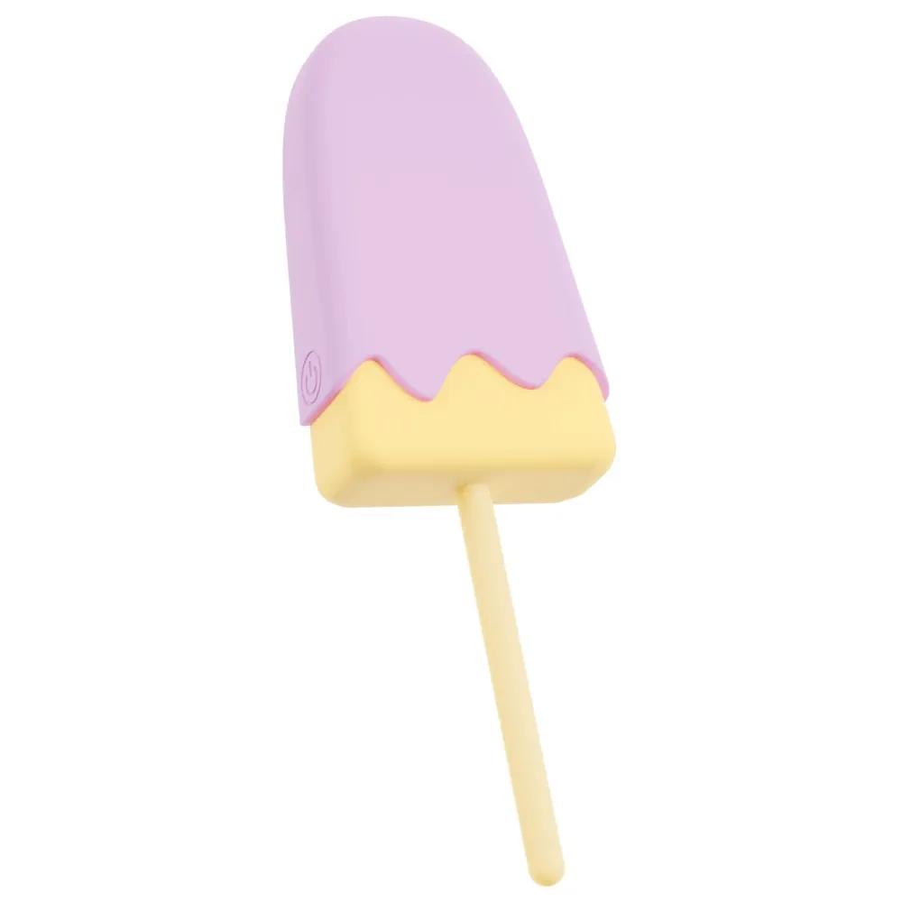 Vibrating Popsicle - Lay-on Rechargeable Vibrator - PlayBlue